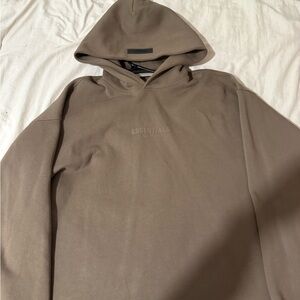 Essentials Brown Hoodie. Like new.